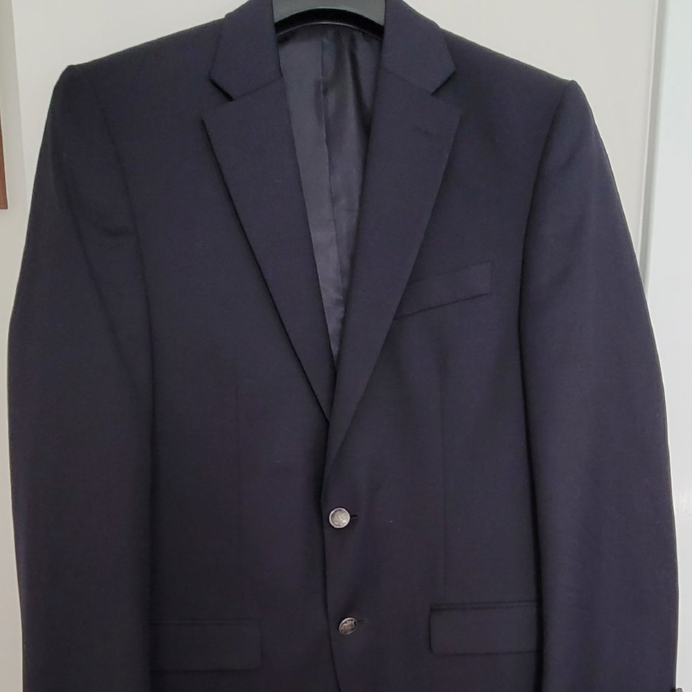 Michael Kors Men's Suit Jacket Navy Blue
